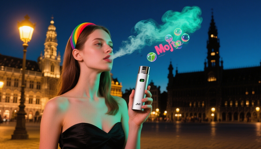 Jnr Rainbow 10K Vape - Mojito Rouge : L&rsquo;innovation qui &eacute;lectrise le march&eacute; belge du vapotage en 2025