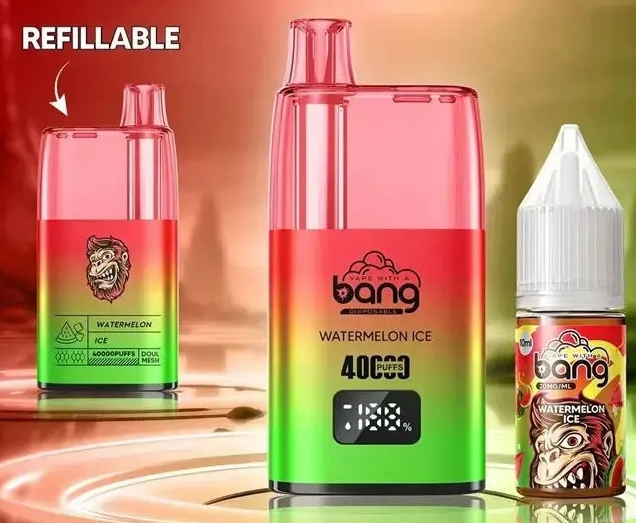 BangBox 40000 Bouff&eacute;es Rechargeable Vape - glace &agrave; past&egrave;que : Une Explosion de Fra&icirc;cheur et de Style
