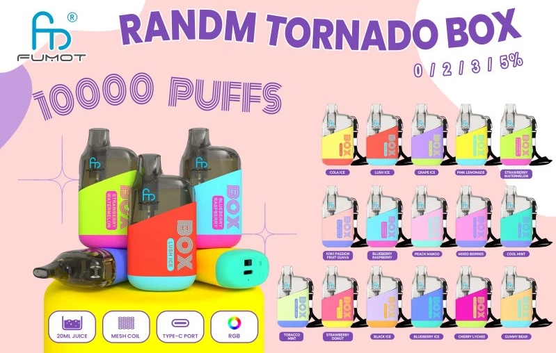 Le Randm Tornado Box 10000 : L&rsquo;Innovation qui Red&eacute;finit la Vape en Suisse en 2025