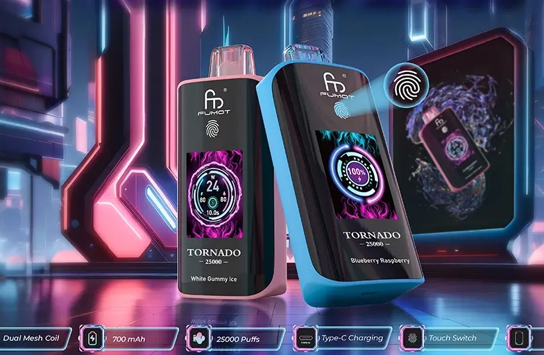Randm Fumot Tornado 25000 - framboise aux myrtilles : Une r&eacute;volution savoureuse dans le vapotage en France