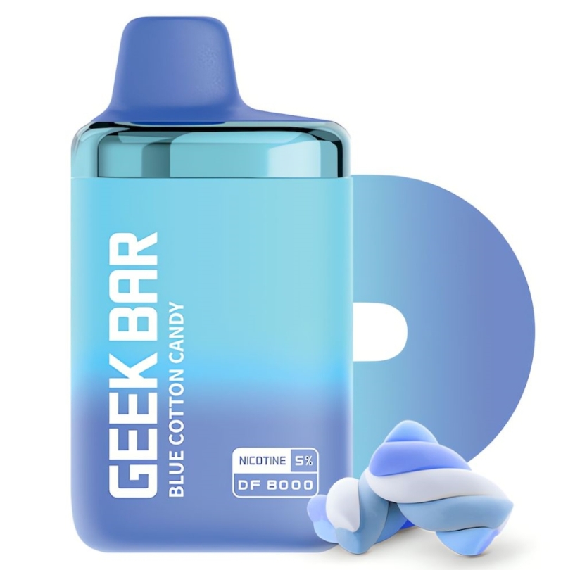 La Symphonie Gourmande : Plong&eacute;e dans la GEEK BAR DF8000 Barbe &agrave; papa bleue