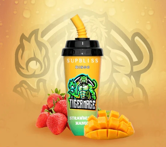 RandM Supbliss Bingo 8000 Puffs - Mangue Fraise : Votre Voyage Gourmand dans un Nuage