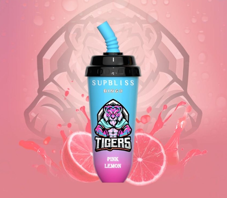 Le RandM Supbliss Bingo 8000 Puffs - Citron Rose : L'Élégance Pétillante de la Vape Française