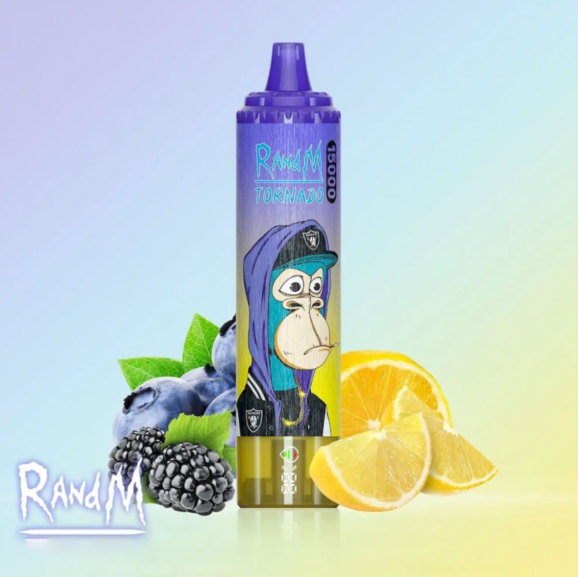 Le RandM Tornado 15000 Puffs - Limonade aux Baies : Votre Oasis de Fraîcheur Portative