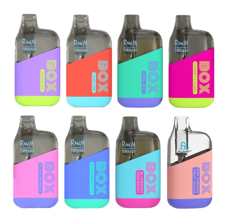 Fumot Original RandM Tornado Box 10000 Puffs Vape - Glace Luxuriante : L'Élégance Glacée qui Redéfinit l'Autonomie